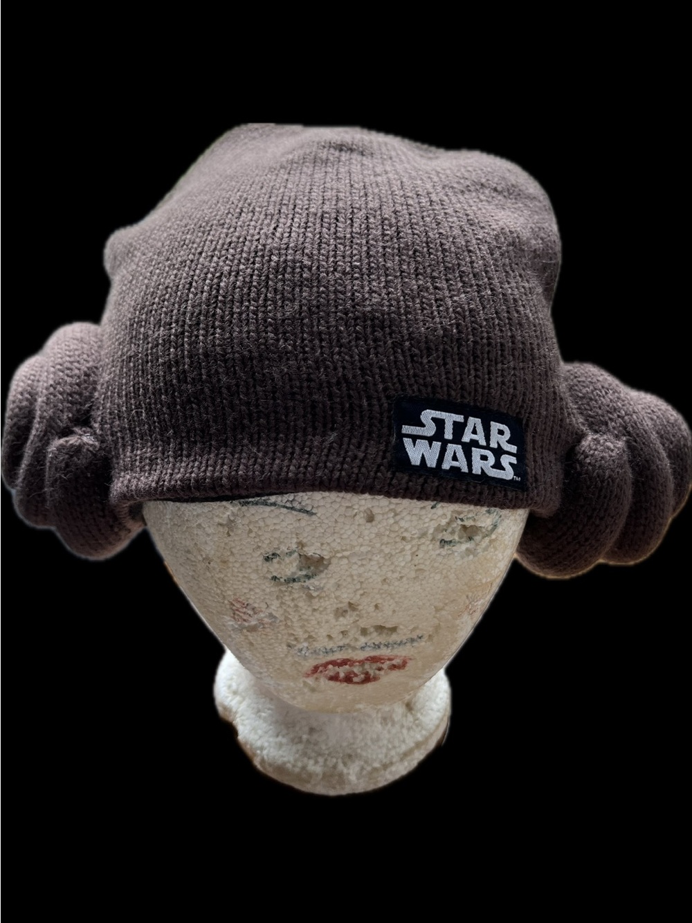 Star Wars Kids Princess Leia Bun Knit Beanie
